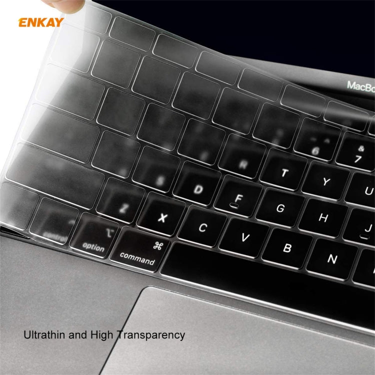 ENKAY 3 in 1 Matte Laptop Protective Case + US Version TPU Keyboard Film + Anti-dust Plugs Set for MacBook Pro 15.4 inch A1707 & A1990 (with Touch Bar)(Black) - free shipping - PMC Jewellery - Order now!