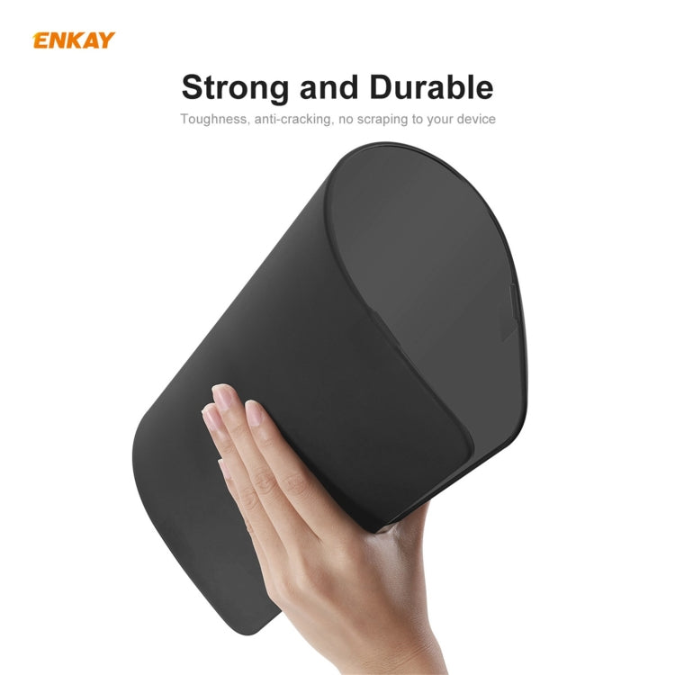 ENKAY 3 in 1 Matte Laptop Protective Case + EU Version TPU Keyboard Film + Anti-dust Plugs Set for MacBook Pro 15.4 inch A1707 & A1990 (with Touch Bar)(Orange) - MacBook Pro Cases by ENKAY | Online Shopping South Africa | PMC Jewellery | Buy Now Pay Later Mobicred