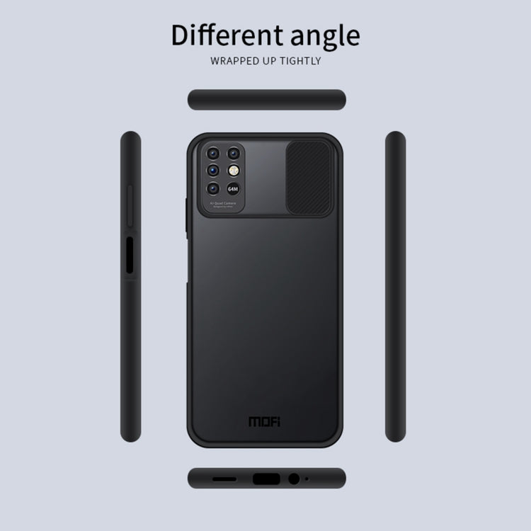 For INFINIX Note8 MOFI Xing Dun Series PC + TPU Anti-peep Waterproof And Anti-drop All-inclusive Protective Shell, Translucent Frosted(Black) - Infinix Cases by MOFI | Online Shopping South Africa | PMC Jewellery