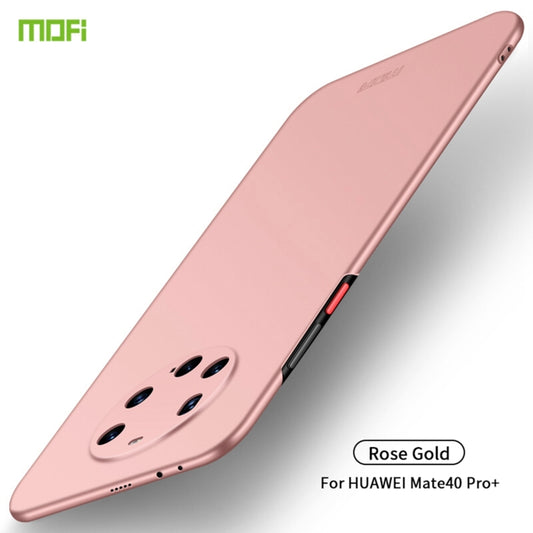 For Huawei Mate 40 Pro+ MOFI Frosted PC Ultra-thin Hard Case(Rose Gold) - Huawei Cases by MOFI | Online Shopping South Africa | PMC Jewellery