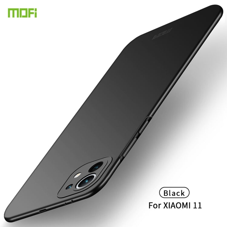 For Xiaomi Mi 11 MOFI Frosted PC Ultra-thin Hard Case(Black) - Xiaomi Cases by MOFI | Online Shopping South Africa | PMC TechLife