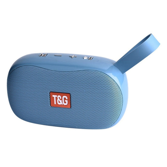 T&G TG173 TWS Subwoofer Bluetooth Speaker With Braided Cord, Support USB / AUX / TF Card / FM(Blue) - Desktop Speaker by T&G | Online Shopping South Africa | PMC Jewellery | Buy Now Pay Later Mobicred