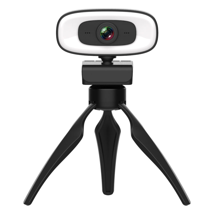 C10 2K HD Without Distortion 360 Degrees Rotate Three-speed Fill Light USB Free Drive Webcams, Built-in Clear Sound Microphone - HD Camera by PMC Jewellery | Online Shopping South Africa | PMC Jewellery | Buy Now Pay Later Mobicred