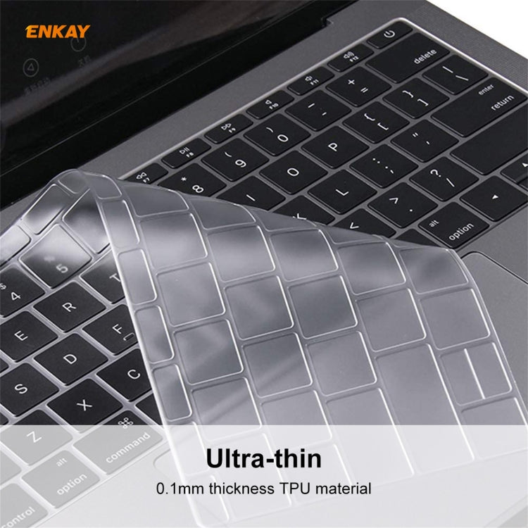 ENKAY US Version Soft TPU Keyboard Protector Film for MacBook 12 inch A1534 (2015) / Pro 13.3 inch A1708 (without Touch Bar) - Keyboard Protector by ENKAY | Online Shopping South Africa | PMC Jewellery | Buy Now Pay Later Mobicred