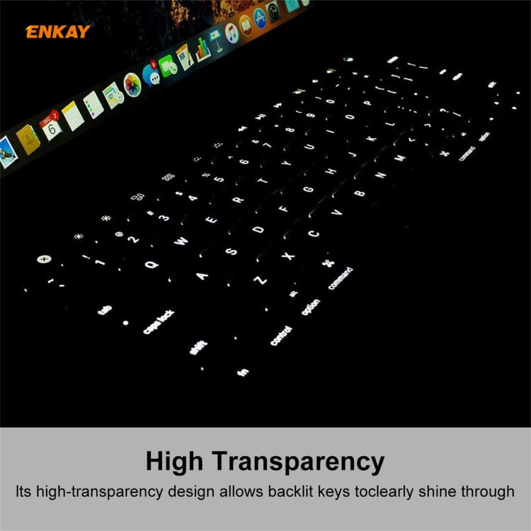 ENKAY Soft TPU Keyboard Protector Film for MacBook Air 13.3 inch A2179 (2020) / A2337 (2020), Version:US Version - Keyboard Protector by ENKAY | Online Shopping South Africa | PMC Jewellery | Buy Now Pay Later Mobicred