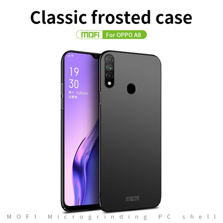 For OPPO A8 MOFI Frosted PC Ultra-thin Hard Case(Blue) - OPPO Cases by MOFI | Online Shopping South Africa | PMC Jewellery