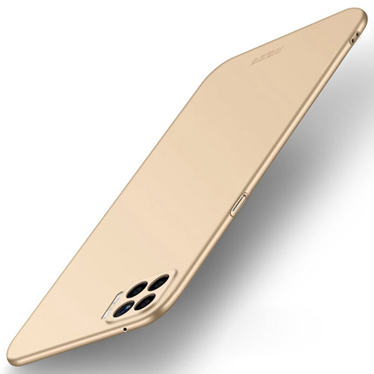 For OPPO F17 / A73 MOFI Frosted PC Ultra-thin Hard Case(Gold) - OPPO Cases by MOFI | Online Shopping South Africa | PMC Jewellery