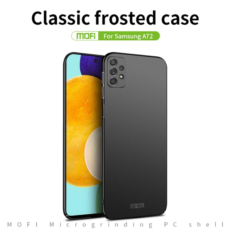 For Samsung Galaxy A72 5G / 4G MOFI Frosted PC Ultra-thin Hard Case(Blue) - free shipping - PMC TechLife - Order now!