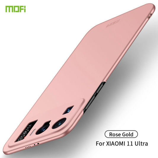 For Xiaomi Mi 11 Ultra MOFI Frosted PC Ultra-thin Hard Case(Rose Gold) - Xiaomi Cases by MOFI | Online Shopping South Africa | PMC Jewellery