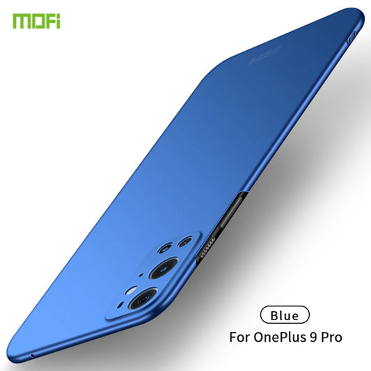 For OnePlus 9 Pro MOFI Frosted PC Ultra-thin Hard Case(Blue) - OnePlus Cases by MOFI | Online Shopping South Africa | PMC Jewellery