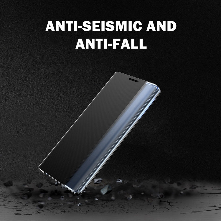 For Samsung Galaxy A32 5G Plain Texture Cloth Attraction Flip Holder Leather Phone Case(Silver) - Galaxy Phone Cases by PMC TechLife | Online Shopping South Africa | PMC TechLife