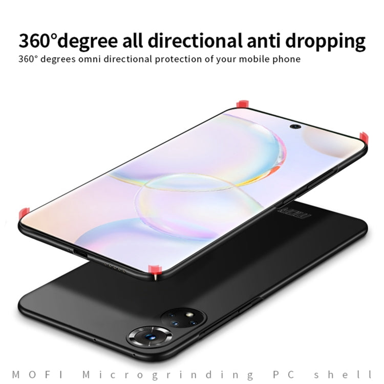 For Honor 50 MOFI Frosted PC Ultra-thin Hard Case(Gold) - Honor Cases by MOFI | Online Shopping South Africa | PMC TechLife | Buy Now Pay Later Mobicred