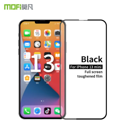 For iPhone 13 mini MOFI 9H 2.5D Full Screen Tempered Glass Film (Black) - iPhone 13 mini Tempered Glass by MOFI | Online Shopping South Africa | PMC Jewellery