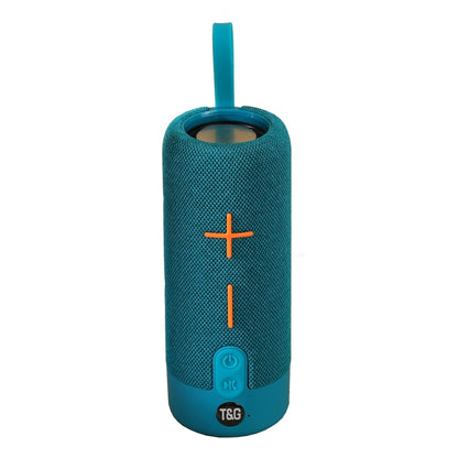 T&G TG619 Portable Bluetooth Wireless Speaker Waterproof Outdoor Bass Subwoofer Support AUX TF USB(Peacock Blue) - Desktop Speaker by T&G | Online Shopping South Africa | PMC Jewellery | Buy Now Pay Later Mobicred