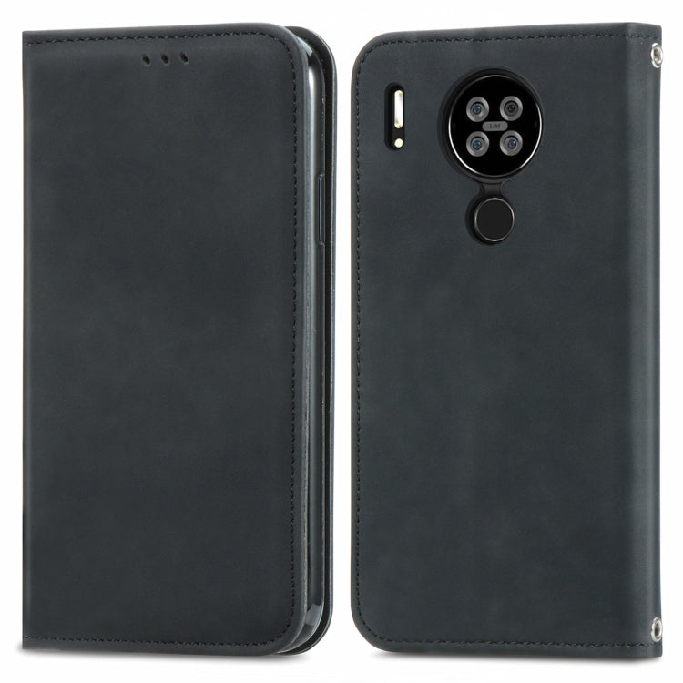 For Blackview A80 / A80s Retro Skin Feel Business Magnetic Horizontal Flip Leather Case with Holder & Card Slots & Wallet & Photo Frame(Black) - More Brand by PMC Jewellery | Online Shopping South Africa | PMC Jewellery | Buy Now Pay Later Mobicred