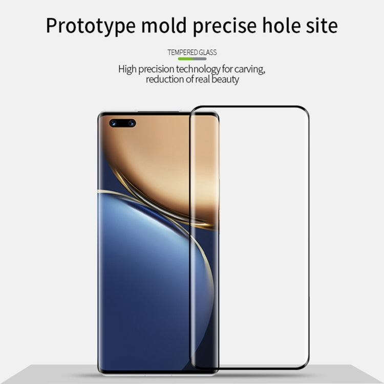 For Honor Magic 3 / Magic 3 Pro MOFI 9H 3D Explosion Proof Thermal Bending Full Screen Tempered Glass Film(Black) - Honor Tempered Glass by MOFI | Online Shopping South Africa | PMC TechLife | Buy Now Pay Later Mobicred