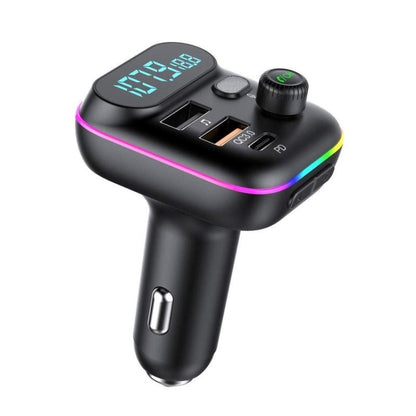 T70 Car MP3 Player FM Transmitter with Bluetooth USB Car Mobile Charger QC3.0 Quick Charge U Disk Music Player FM Modulator - Bluetooth Car Kits by PMC Jewellery | Online Shopping South Africa | PMC Jewellery | Buy Now Pay Later Mobicred