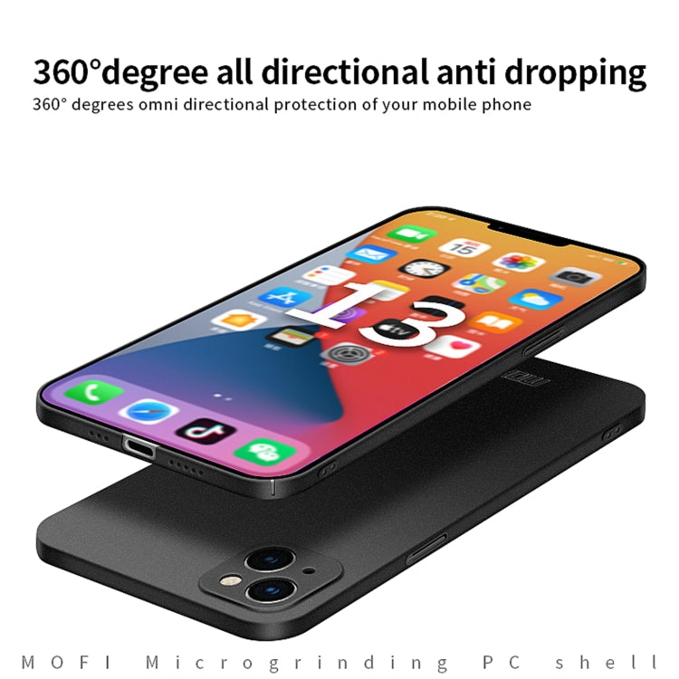 For iPhone 13 MOFI Fandun Series Frosted PC Ultra-thin All-inclusive Protective Case(Black) - iPhone 13 Cases by MOFI | Online Shopping South Africa | PMC TechLife