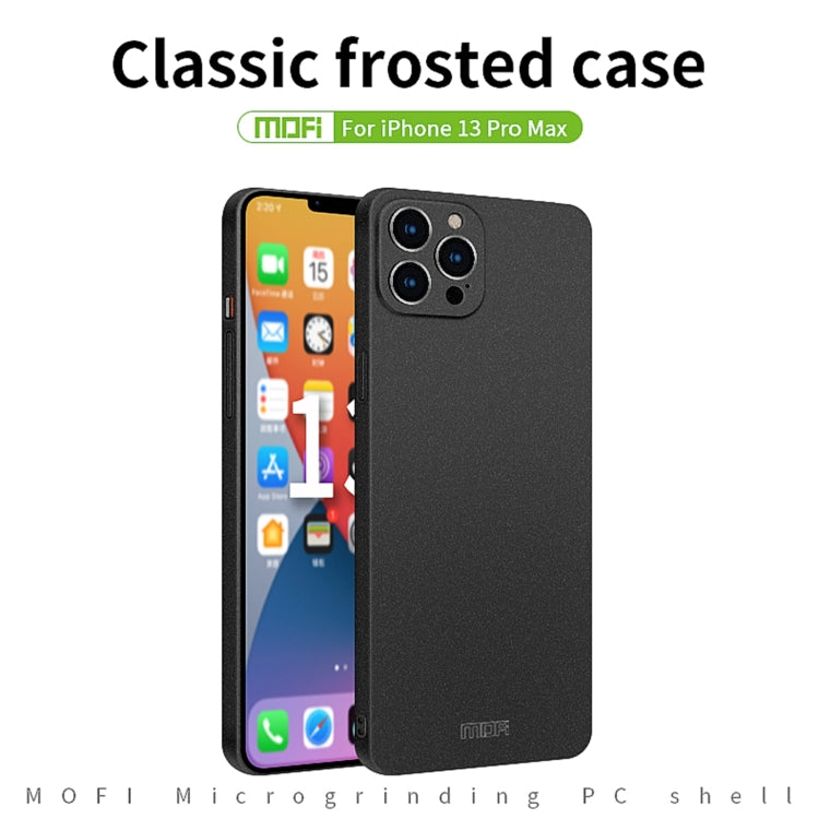 For iPhone 13 Pro Max MOFI Fandun Series Frosted PC Ultra-thin All-inclusive Protective Case (Red) - iPhone 13 Pro Max Cases by MOFI | Online Shopping South Africa | PMC Jewellery