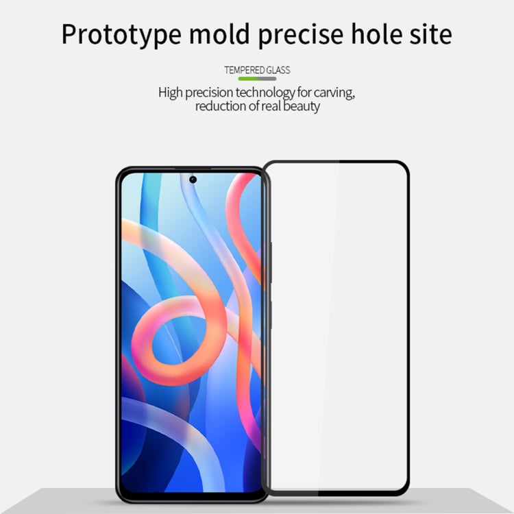 For Xiaomi Redmi Note 11 MOFI 9H 2.5D Full Screen Tempered Glass Film(Black) -  by MOFI | Online Shopping South Africa | PMC Jewellery