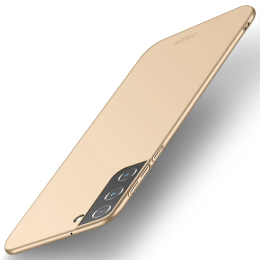 For Samsung Galaxy S22 5G MOFI Frosted PC Ultra-thin Hard Phone Case(Gold) - Galaxy S22 5G Cases by MOFI | Online Shopping South Africa | PMC Jewellery