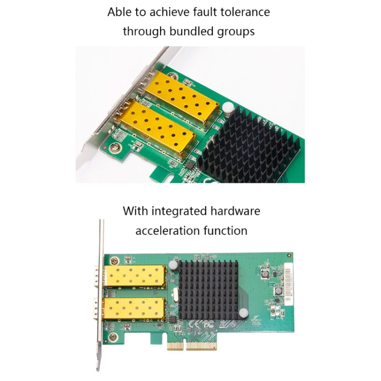 1000Mbps Ethernet PCIE to Dual Ports Fiber Optic Network Card - Add-on Cards by PMC Jewellery | Online Shopping South Africa | PMC Jewellery | Buy Now Pay Later Mobicred