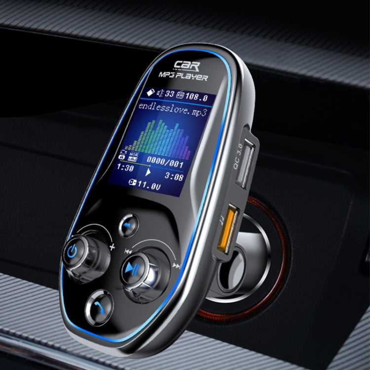 BT29 Color Screen Car Multi-functional Mp3 Player Multi-language Aux Out Card Bluetooth Adapter - Bluetooth Car Kits by PMC TechLife | Online Shopping South Africa | PMC TechLife | Buy Now Pay Later Mobicred