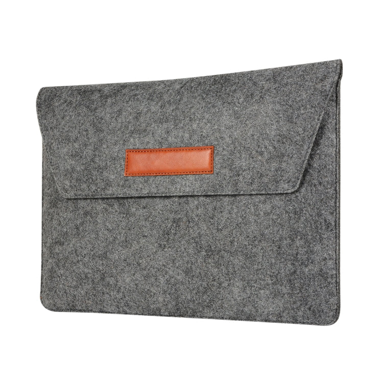 Felt Liner Bag Computer Bag Notebook Protective Cover For 15 inch(Black) - 15 inch by PMC TechLife | Online Shopping South Africa | PMC TechLife | Buy Now Pay Later Mobicred