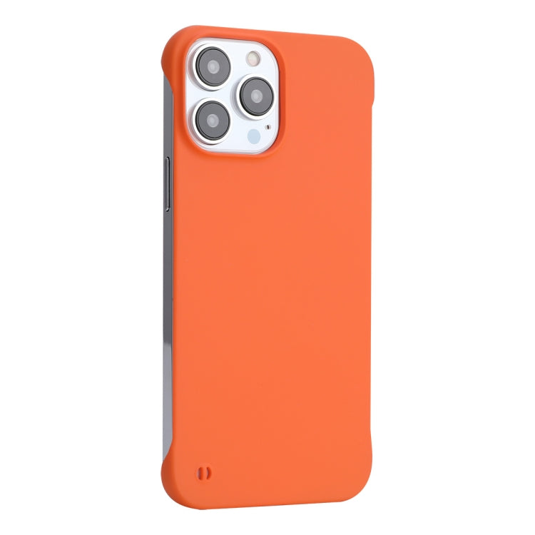 For iPhone 12 Pro Max ENKAY Matte Frameless Hard PC Case(Orange) - free shipping - PMC Jewellery - Order now!