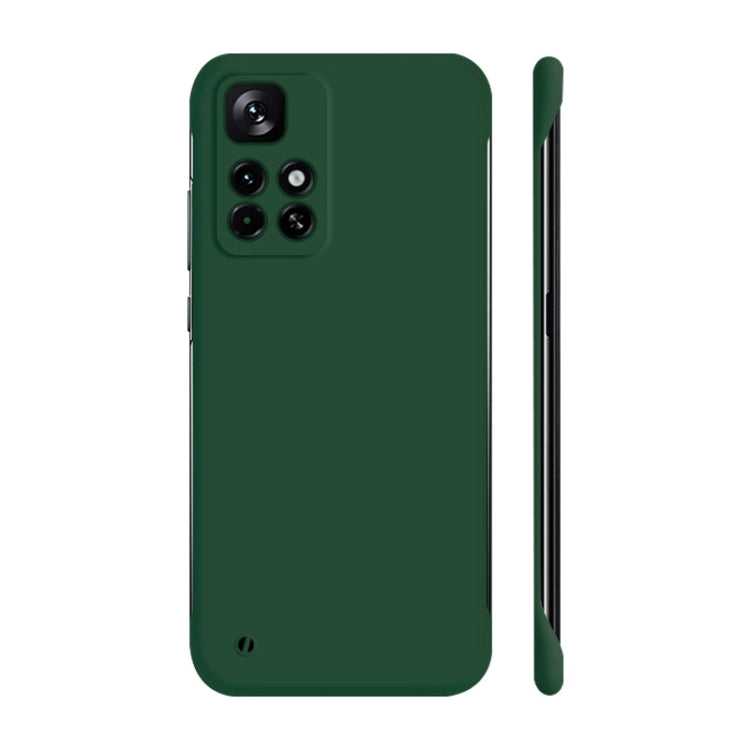 For Xiaomi Redmi Note 11 5G / Note 11T 5G Global / Note 11S 5G / Poco M4 Pro 5G Global  ENKAY Matte Frameless Hard PC Phone Case(Dark Green) - Xiaomi Cases by ENKAY | Online Shopping South Africa | PMC Jewellery | Buy Now Pay Later Mobicred