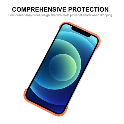 For iPhone 12 / 12 Pro ENKAY Frameless Hollow Shockproof PC Case(Blue) - iPhone 12 / 12 Pro Cases by ENKAY | Online Shopping South Africa | PMC Jewellery | Buy Now Pay Later Mobicred