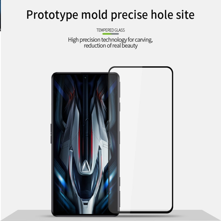 For Xiaomi Redmi K50 Gaming MOFI 9H 2.5D Full Screen Tempered Glass Film(Black) -  by MOFI | Online Shopping South Africa | PMC Jewellery