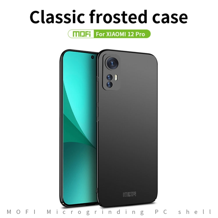 For Xiaomi 12 Pro MOFI Frosted PC Ultra-thin Hard Phone Case(Blue) - free shipping - PMC TechLife - Order now!