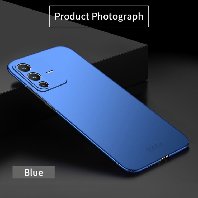 For vivo S12 Pro MOFI Frosted PC Ultra-thin Hard Phone Case(Blue) - vivo Cases by MOFI | Online Shopping South Africa | PMC Jewellery