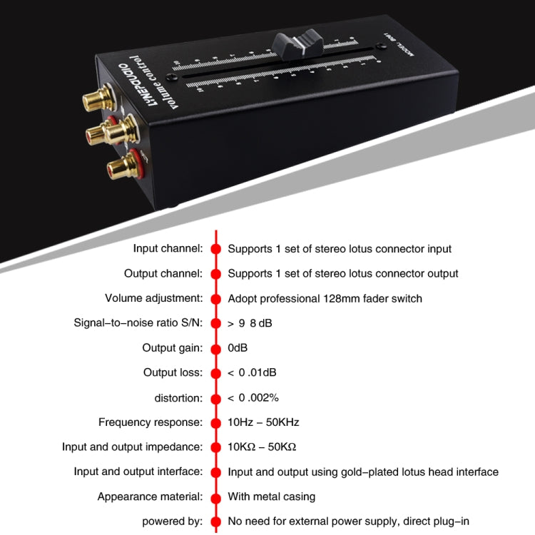 Passive Preamp Source Loudspeaker Box RCA No Power Volume Adjustment Controller -  by PMC TechLife | Online Shopping South Africa | PMC TechLife | Buy Now Pay Later Mobicred