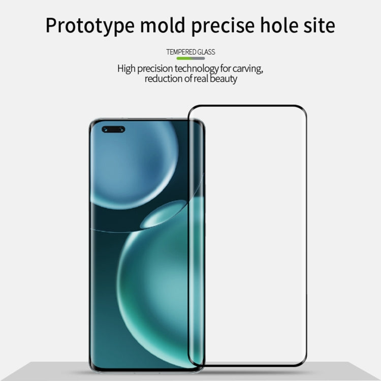 For Honor Magic4 MOFI 9H 3D Explosion-proof Hot Bending Tempered Glass Full Film(Black) - Honor Cases by MOFI | Online Shopping South Africa | PMC TechLife