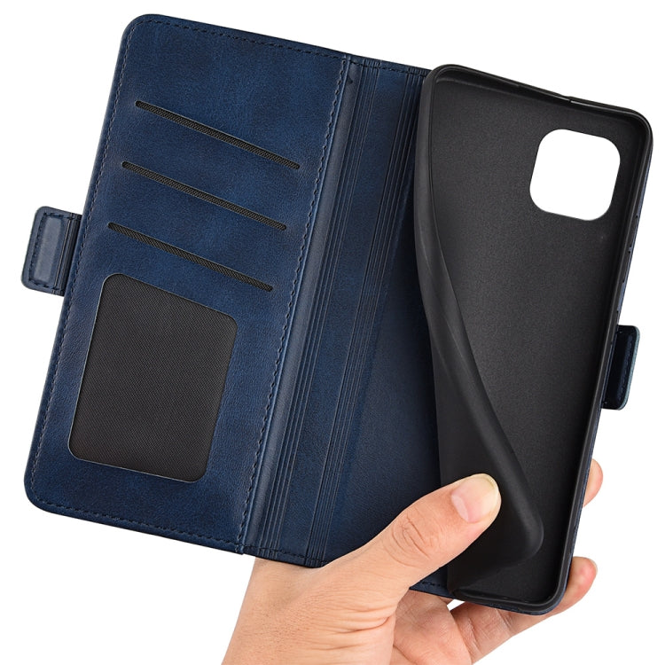 For Blackview A95 Dual-side Magnetic Buckle Leather Phone Case(Dark Blue) - More Brand by PMC Jewellery | Online Shopping South Africa | PMC Jewellery | Buy Now Pay Later Mobicred