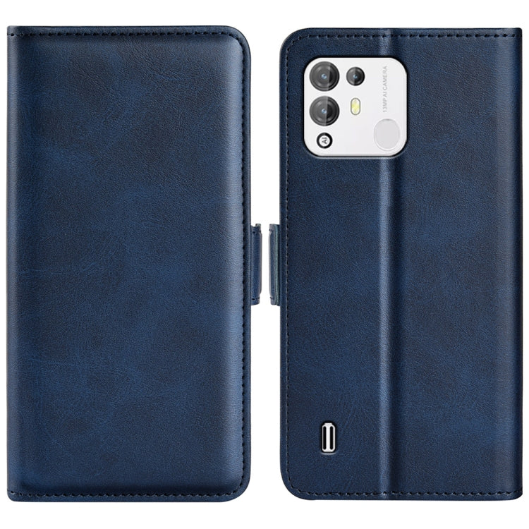 For Blackview A55 Pro Dual-side Magnetic Buckle Leather Phone Case(Dark Blue) - More Brand by PMC TechLife | Online Shopping South Africa | PMC TechLife | Buy Now Pay Later Mobicred
