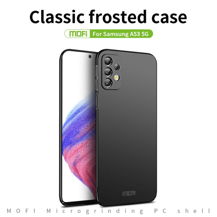 For Samsung Galaxy A53 5G MOFI Frosted PC Ultra-thin Hard Phone Case(Red) - Galaxy Phone Cases by MOFI | Online Shopping South Africa | PMC Jewellery