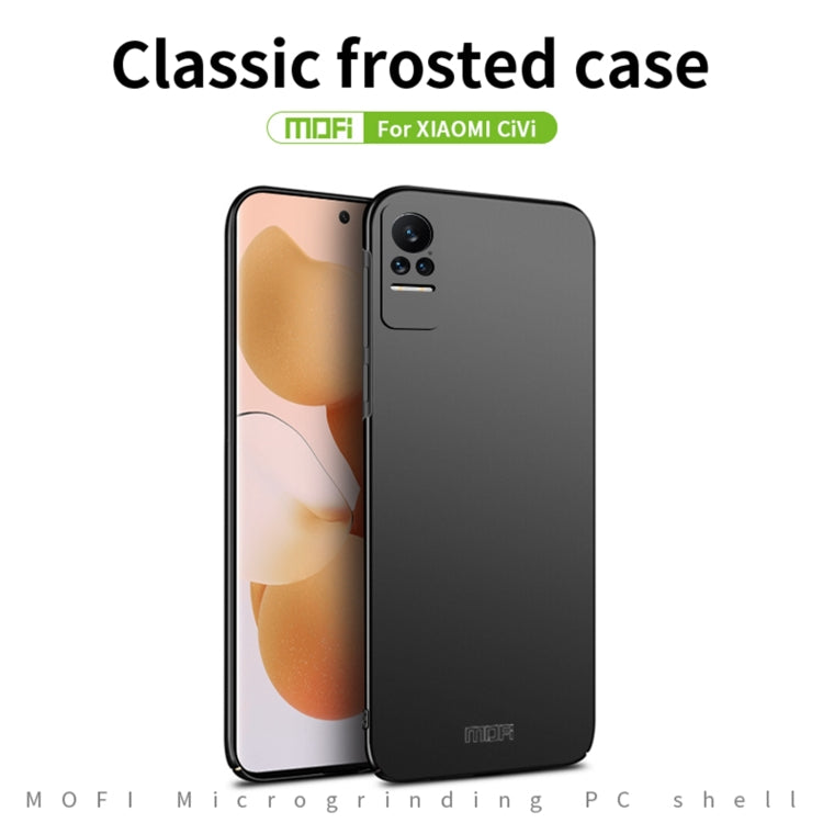 For Xiaomi Civi MOFI Frosted PC Ultra-thin Hard Case(Red) - Xiaomi Cases by MOFI | Online Shopping South Africa | PMC Jewellery