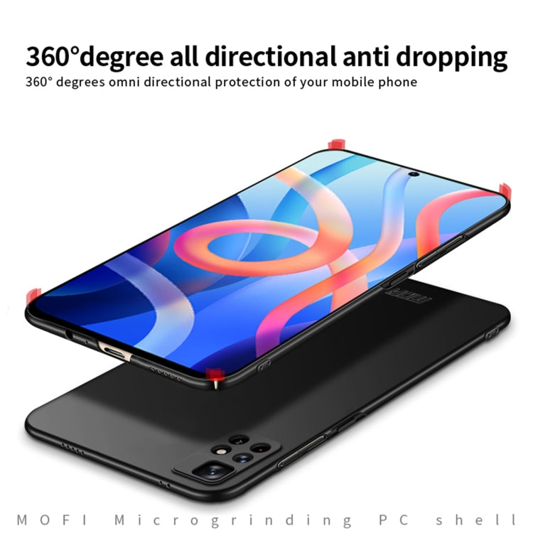 For Redmi Note 11 5G / Note11S 5G / Poco M4 Pro 5G MOFI Frosted PC Ultra-thin Hard  Phone Case(Blue) - Xiaomi Cases by MOFI | Online Shopping South Africa | PMC TechLife