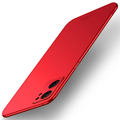 For OPPO Reno7 5G Global / Find X5 Lite MOFI Frosted PC Ultra-thin Hard Case(Red) - OPPO Cases by MOFI | Online Shopping South Africa | PMC Jewellery