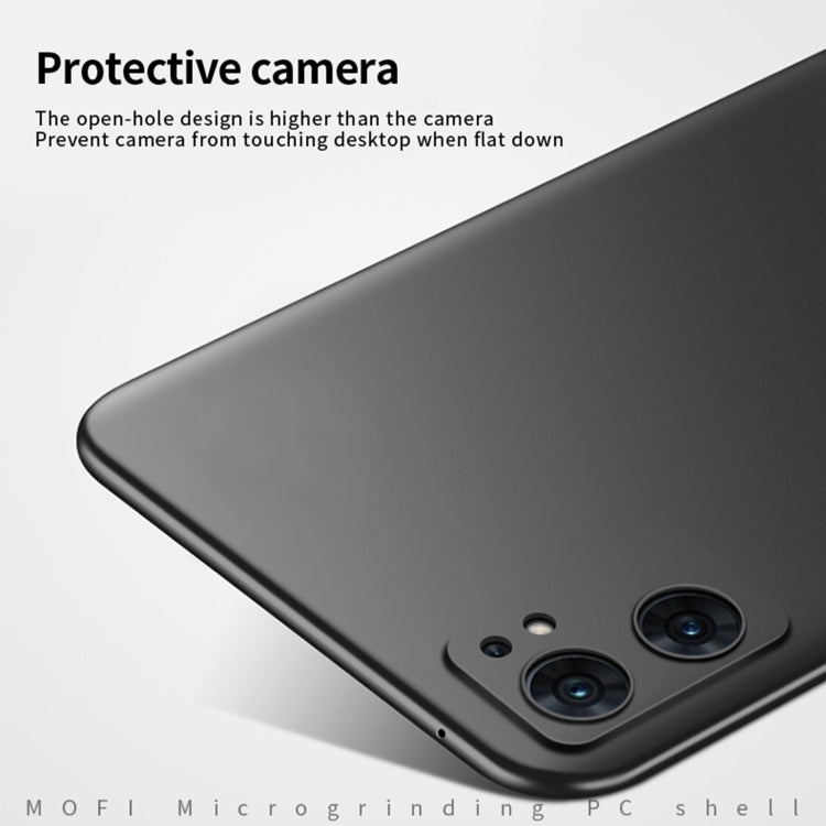 For OPPO Find X5 Lite / Reno7 Global MOFI Frosted PC Ultra-thin Hard Case(Gold) - OPPO Cases by MOFI | Online Shopping South Africa | PMC TechLife | Buy Now Pay Later Mobicred