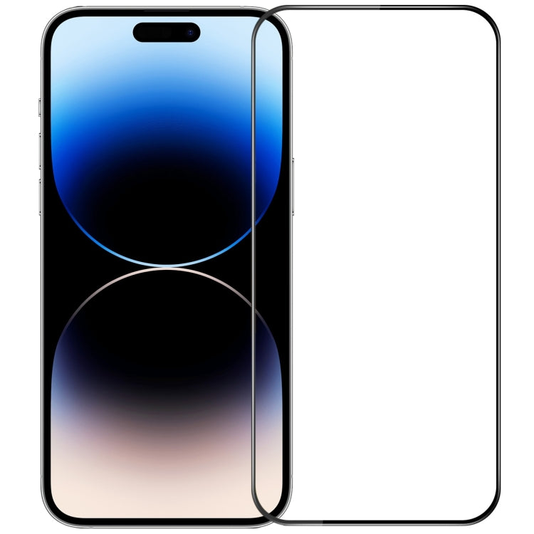 For iPhone 14 Pro Max MOFI 9H 3D Explosion-proof Curved Screen Tempered Glass Film(Black) - iPhone 14 Pro Max Tempered Glass by MOFI | Online Shopping South Africa | PMC TechLife