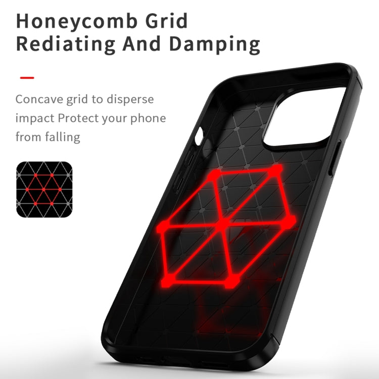 For iPhone 14 Pro Max MOFI Gentleness Brushed Texture Carbon Fiber TPU Phone Case (Black) - iPhone 14 Pro Max Cases by MOFI | Online Shopping South Africa | PMC TechLife | Buy Now Pay Later Mobicred
