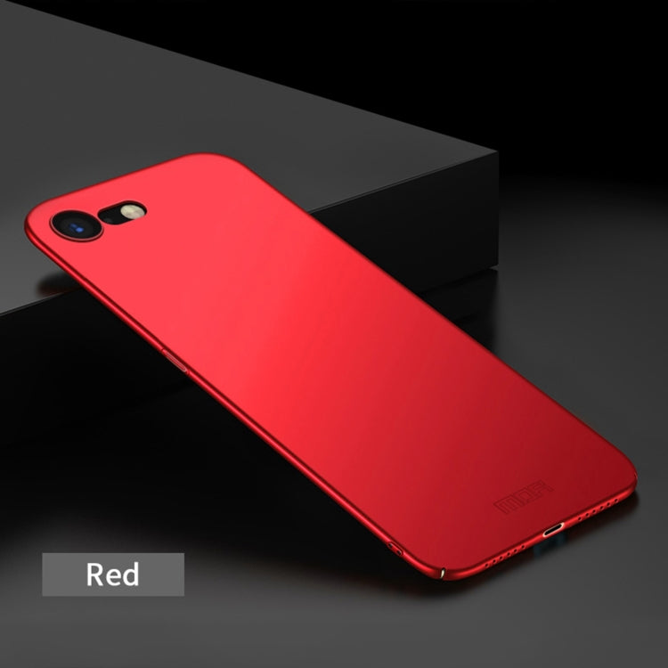 For iPhone SE 2022 / 2020 MOFI Frosted PC Ultra-thin Hard Case(Red) - iPhone SE 2022 / 2020 / 8 / 7 Cases by MOFI | Online Shopping South Africa | PMC Jewellery