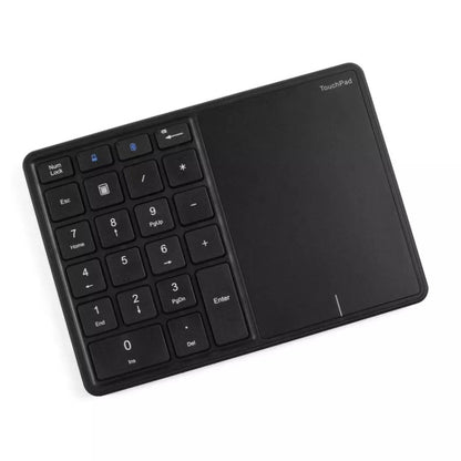 BT-14 Wireless Dual-modes 22 Keys Numeric Type-C Touch Pad Rechargeable Digital Keyboard - Wireless Keyboard by PMC Jewellery | Online Shopping South Africa | PMC Jewellery | Buy Now Pay Later Mobicred