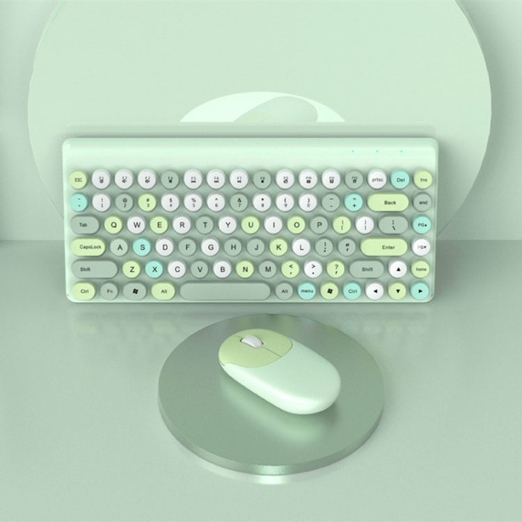 QW02 Wireless Keyboard Mouse Set(Green) - Wireless Keyboard by PMC Jewellery | Online Shopping South Africa | PMC Jewellery | Buy Now Pay Later Mobicred