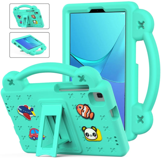 For Huawei MediaPad M5 8.4 Handle Kickstand Children EVA Shockproof Tablet Case(Mint Green) - Huawei by PMC Jewellery | Online Shopping South Africa | PMC Jewellery | Buy Now Pay Later Mobicred