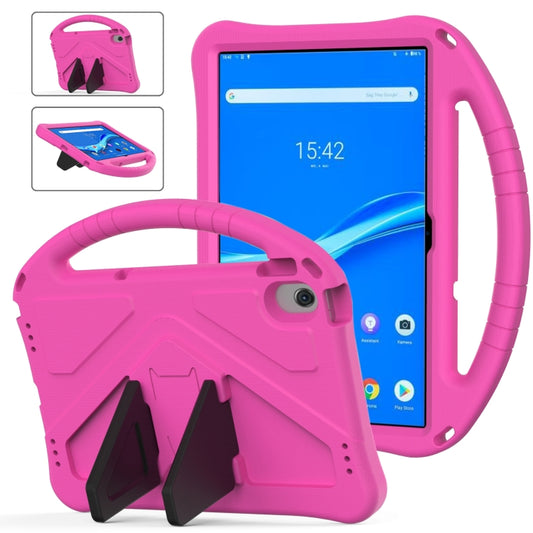 For Lenovo Tab M10 Plus 10.6 3rd Gen TB125FU 2022 EVA Shockproof Tablet Case with Holder(Rose Red) - Lenovo by PMC Jewellery | Online Shopping South Africa | PMC Jewellery | Buy Now Pay Later Mobicred